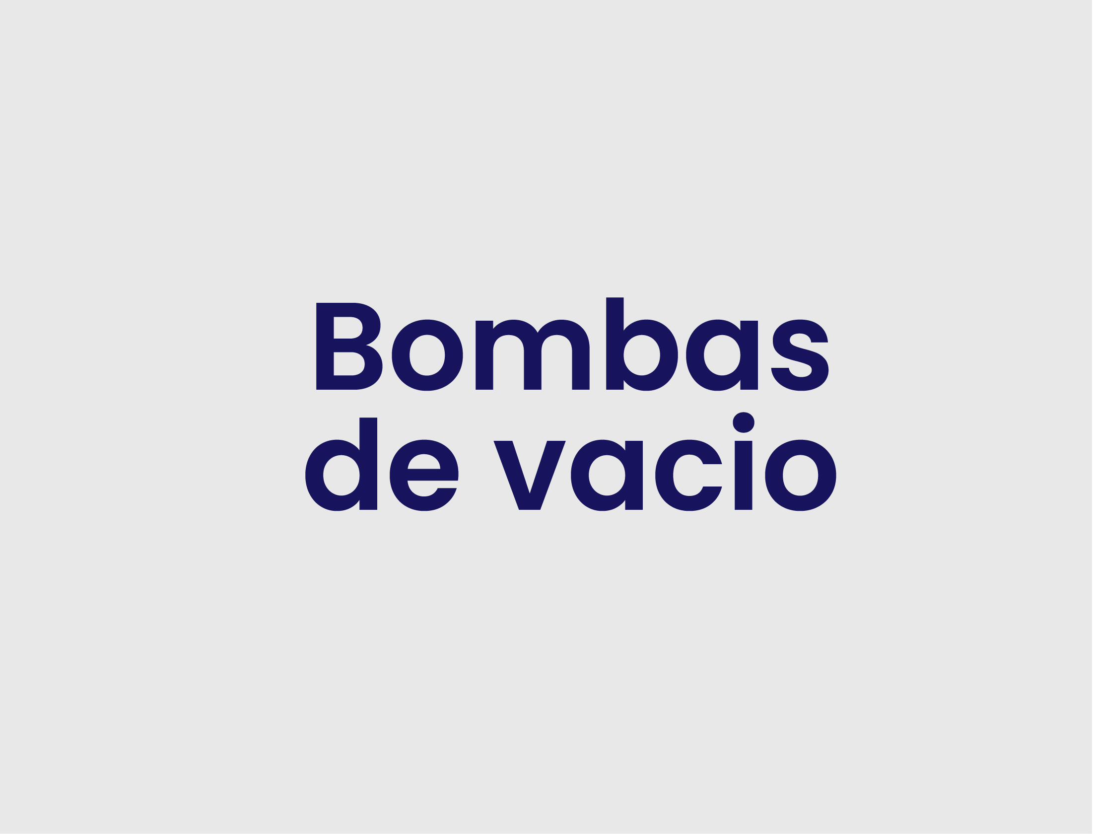 Bomba de Vacio